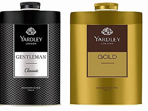 Yardley London Gentleman Gold Talcum Powder for Men 250g Pack of 2