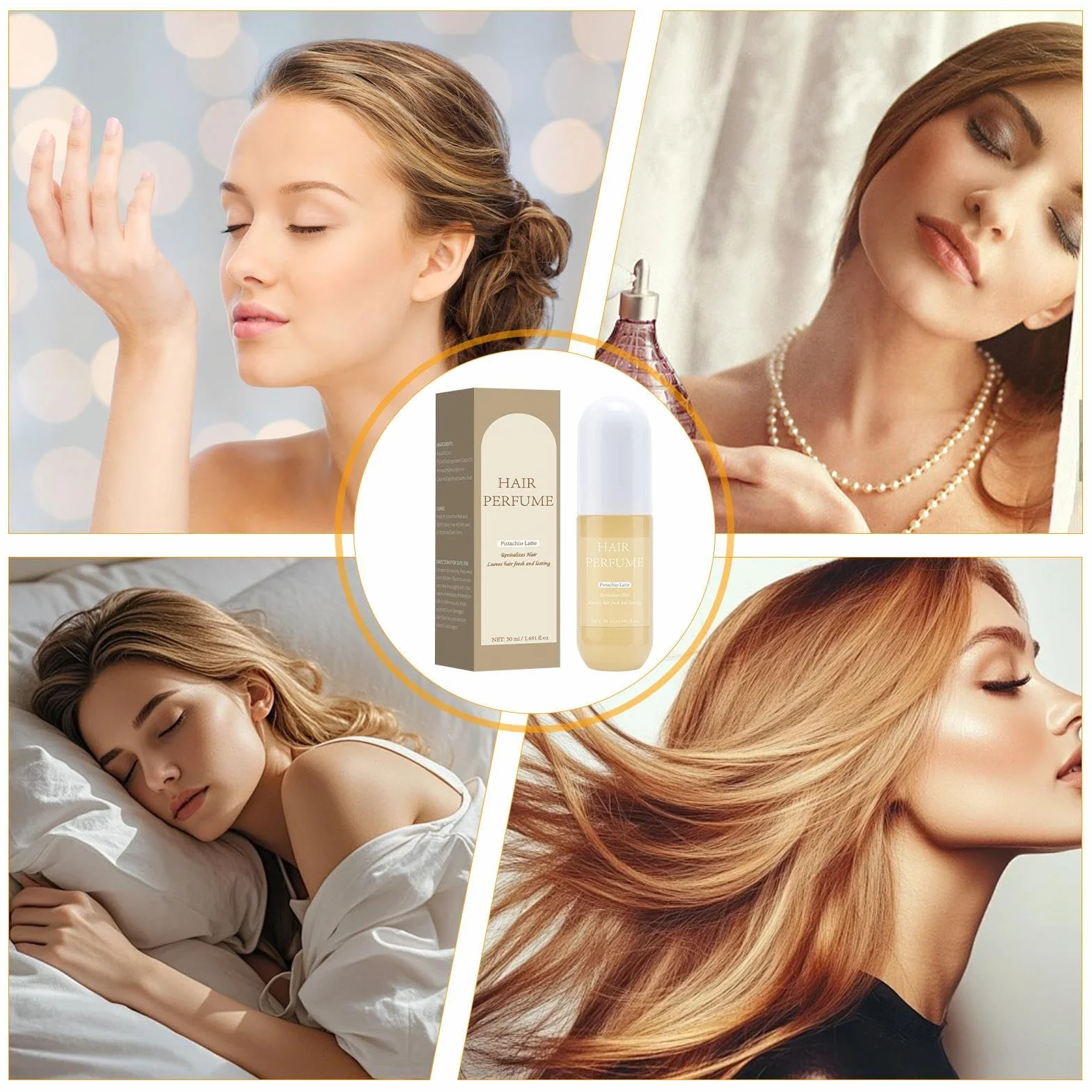 Perfume para el cabello de larga duración 50 ml aerosol para mujer