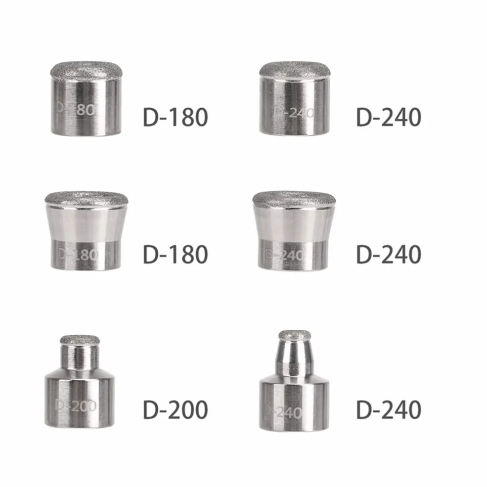 FRCOLOR Puntas de Reemplazo de Dermoabrasión de Diamante Metálico para Máquina de Belleza