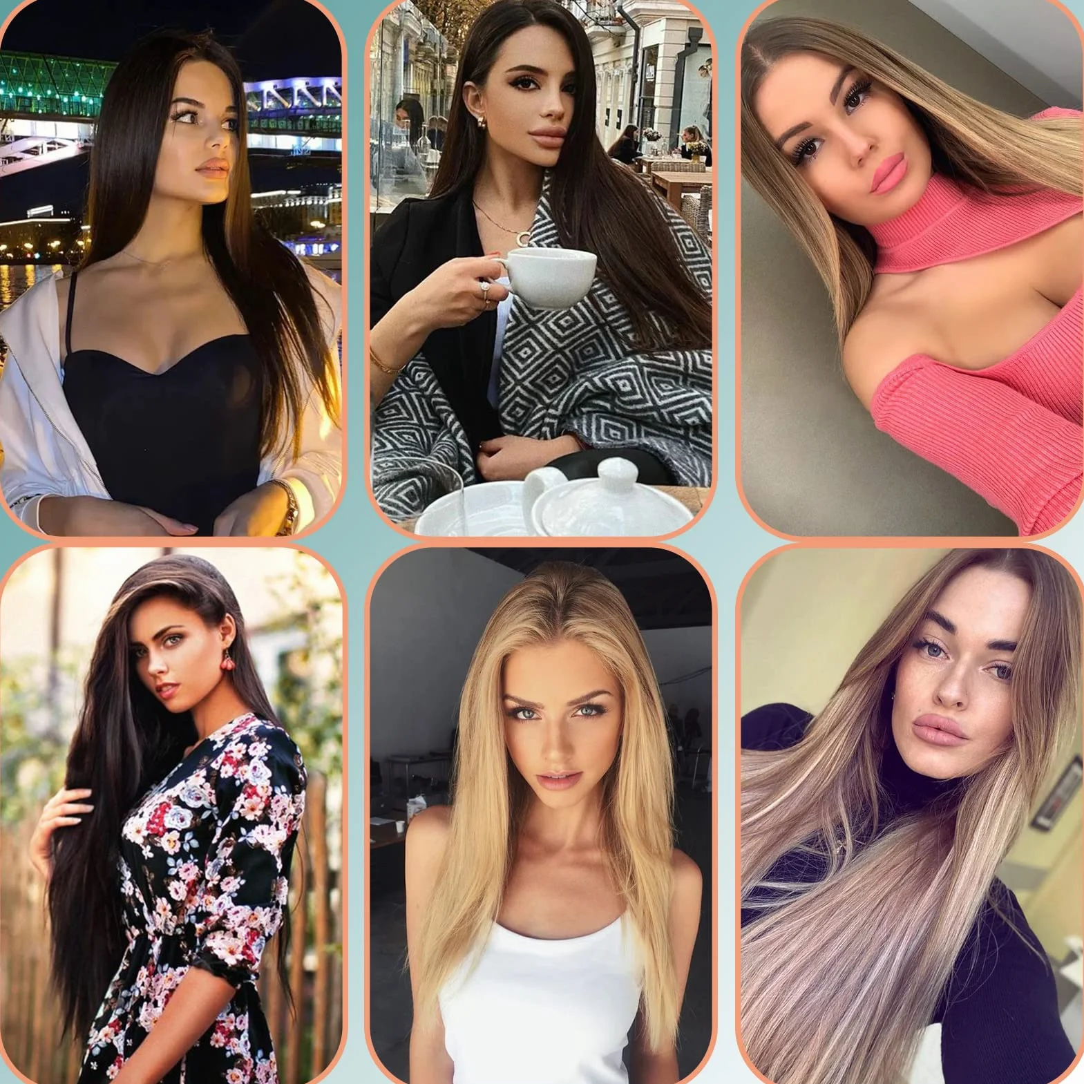 Extensiones de Pelo Natural Liso 60cm 8 Piezas Cabello Postizo Sintético Largo para Mujer Negro