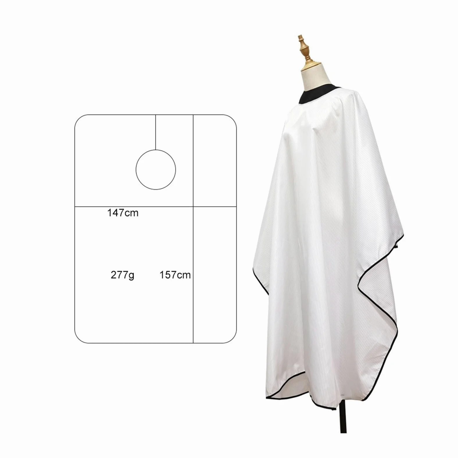 Capa Peluqueria Haircut Coat Anti Static Hairdresser Cloak Salon Gown Professional Hairdressing