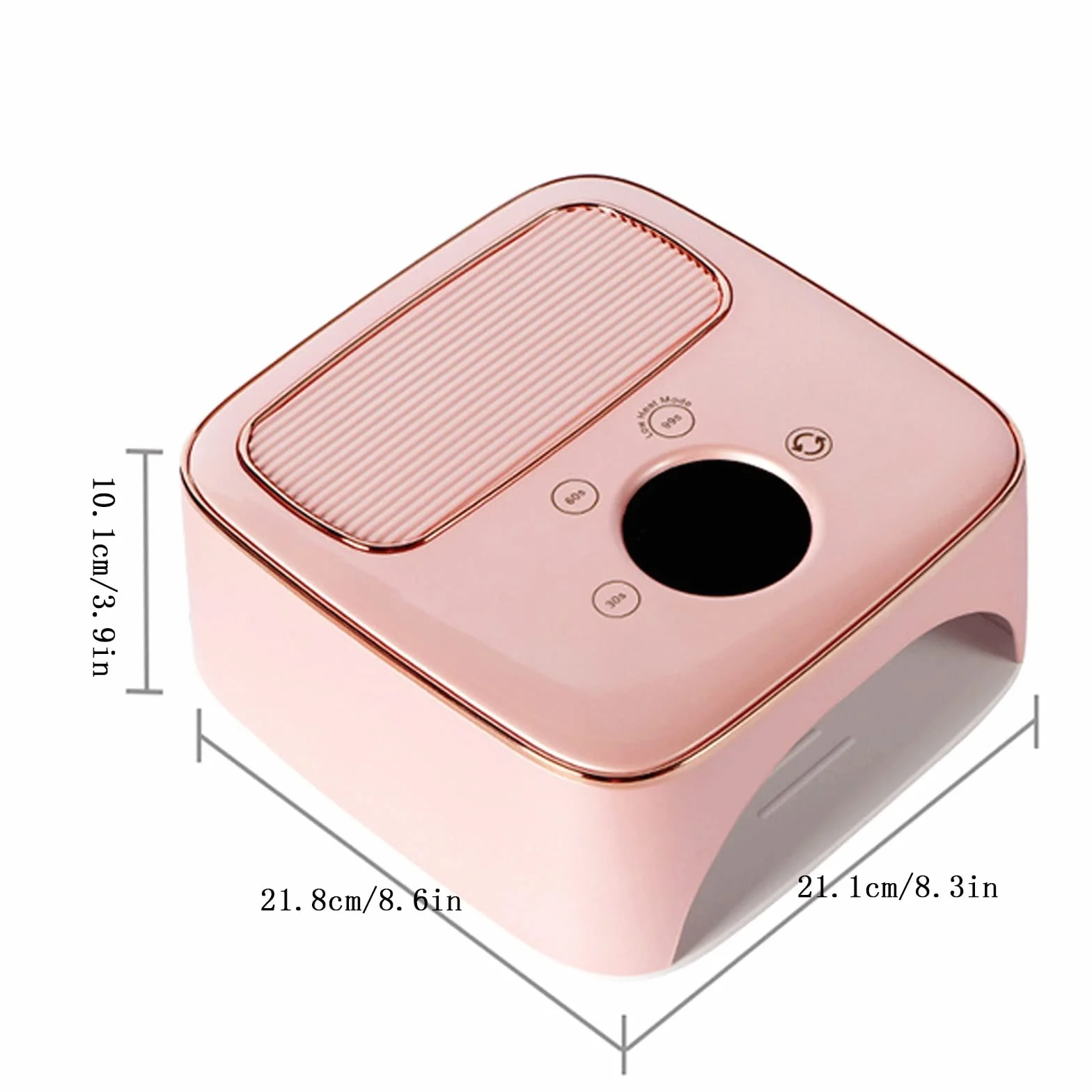 48W Lámpara LED Uñas,36 LED/UV Gel Esmalte de Uñas Curado Luz Máquina con 3 Temporizador y Pantalla LCD para Manicura/Pedicure Nail Art en el Hogar y el Salón