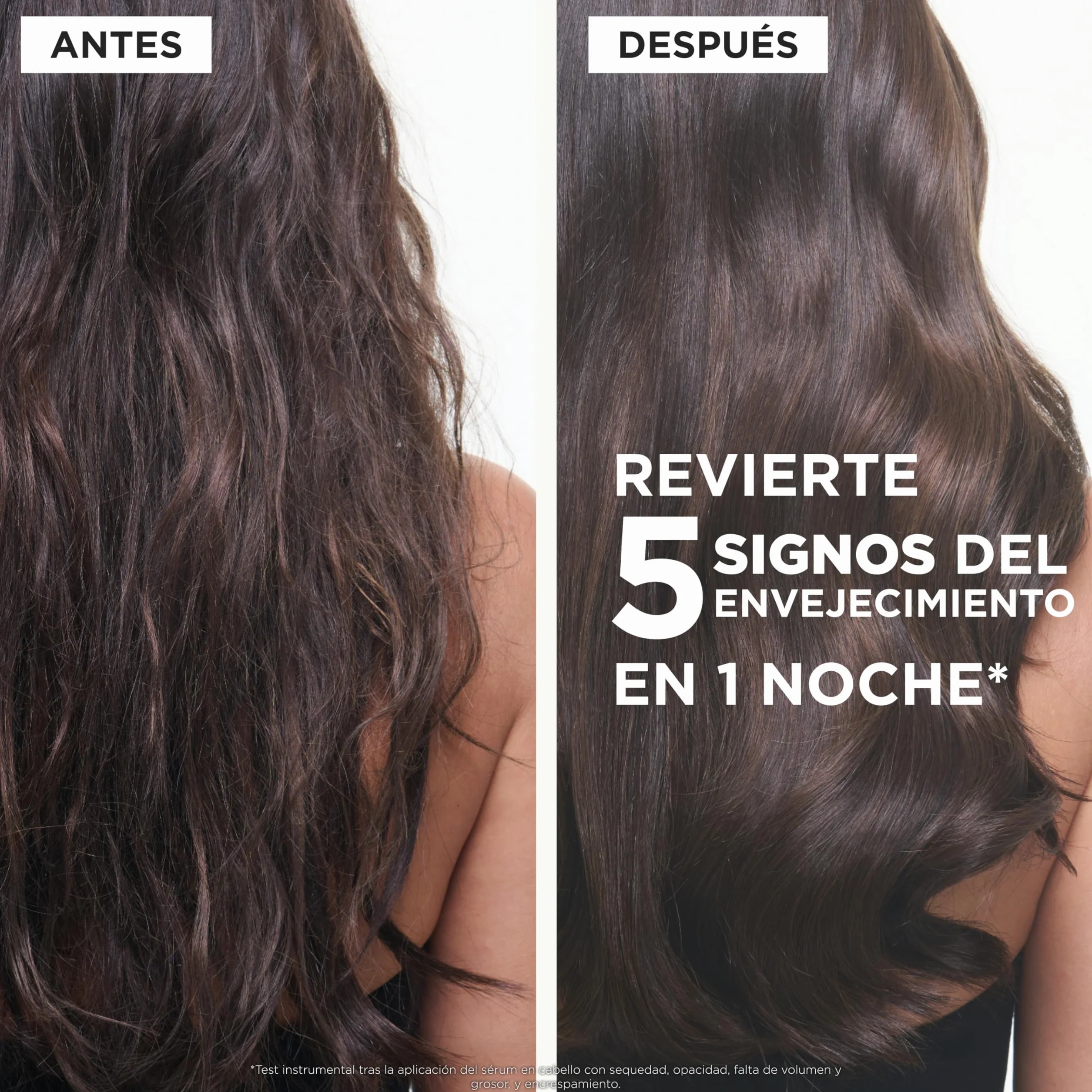 Kérastase Chronologiste, Sérum Capilar Rejuvenecedor de Noche, Cabello Debilitado por los Signos de Envejecimiento Capilar, Combate el Encrespamiento, Enriquecido con Pro-Xylane y alga Ocrófita, 90ml