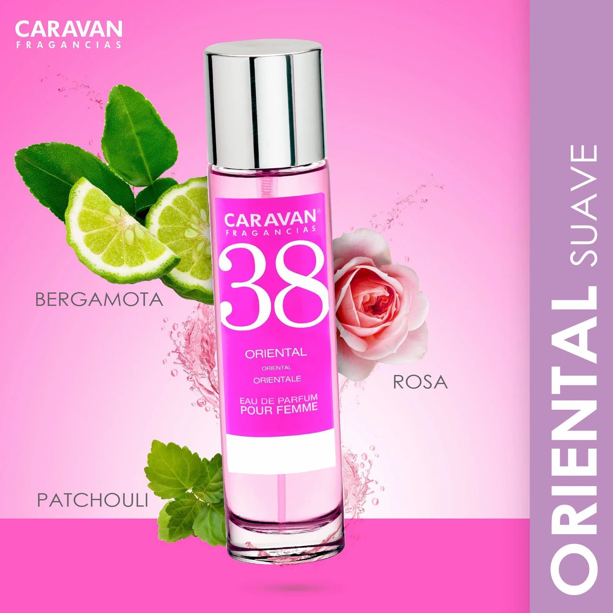 Caravan Perfume de Mujer Nº5 150 ml + Set 10 Viales Fragancias Femeninas