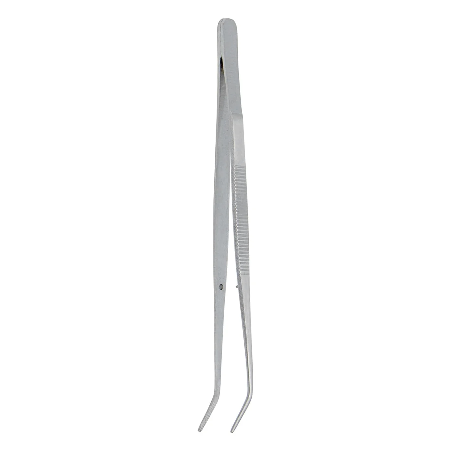 Pinzas de acero inoxidable, con punta dentada curvada, multiusos, pinzas para máquina de coser, pinzas para reparación de manualidades (10)