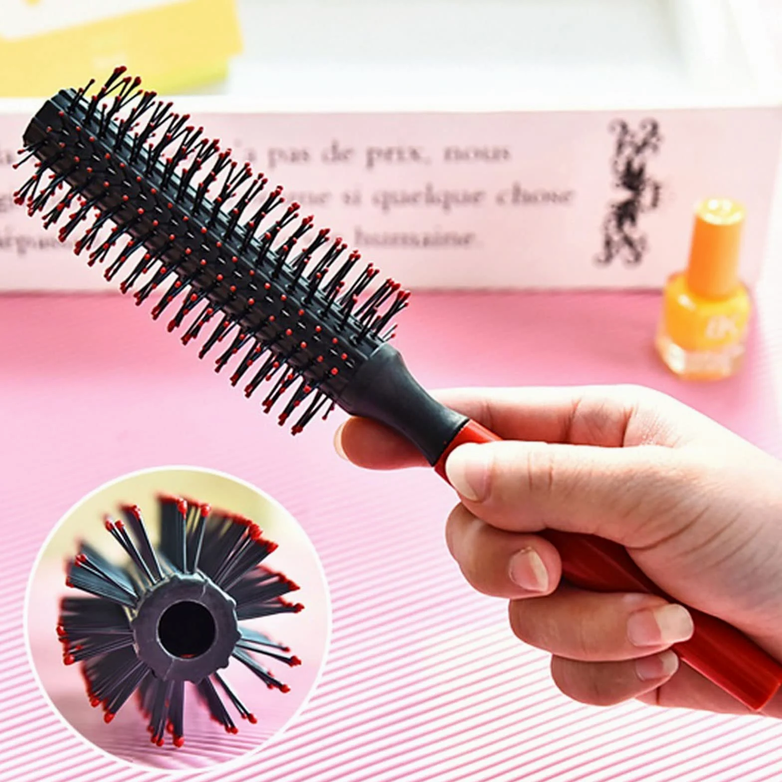DieffematicSZ Peine Cabello Masaje de Cuero cabelludo Cepillo para el Cabello Peine de Rizado Mojado para Herramientas para peinar el Cabello