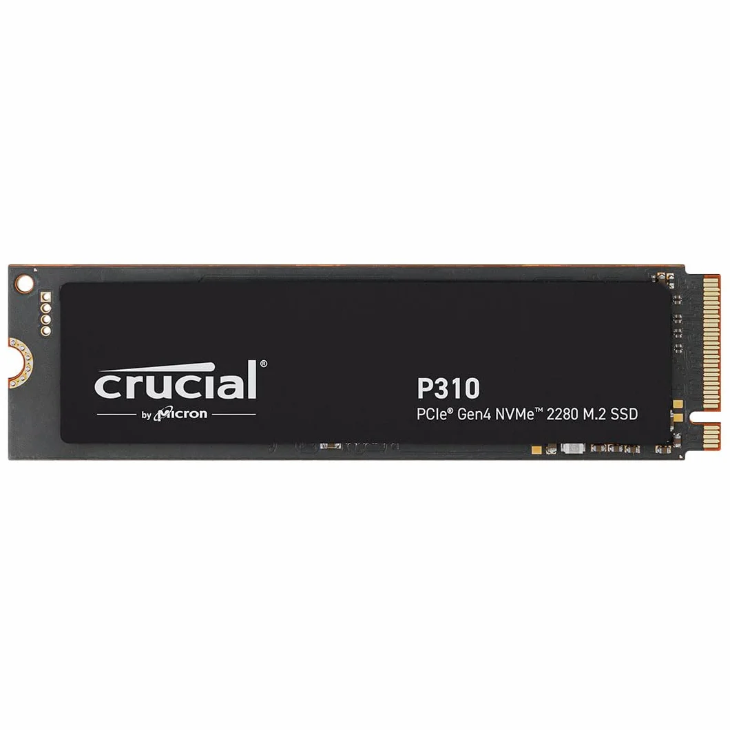 Crucial P310 SSD 1TB PCIe Gen4 NVMe M.2 2280, hasta 7.100 MB/s, Disco Interno