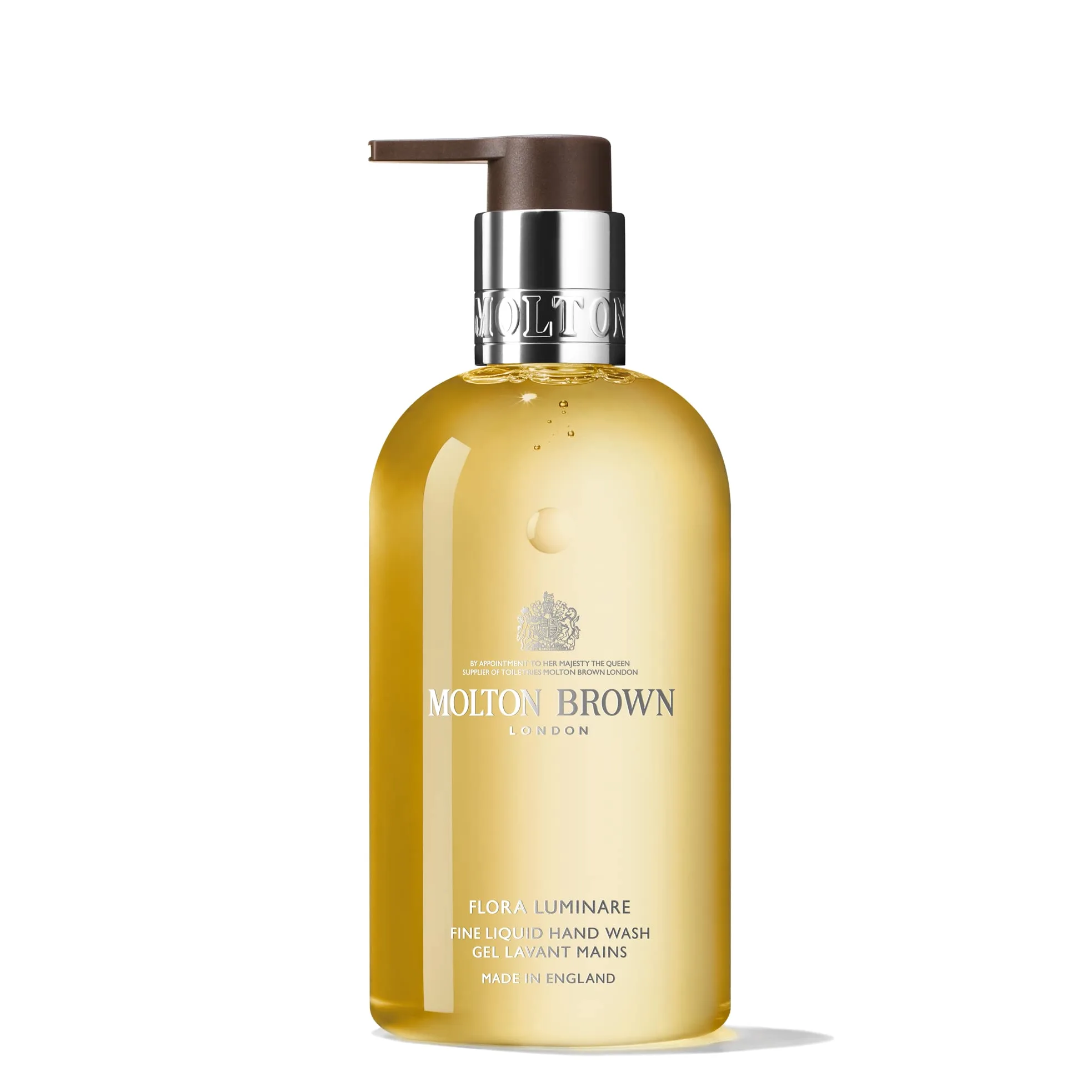 Jabón de mano Flora Luminare de la marca Molton Brown de edición limitada (300 ml).