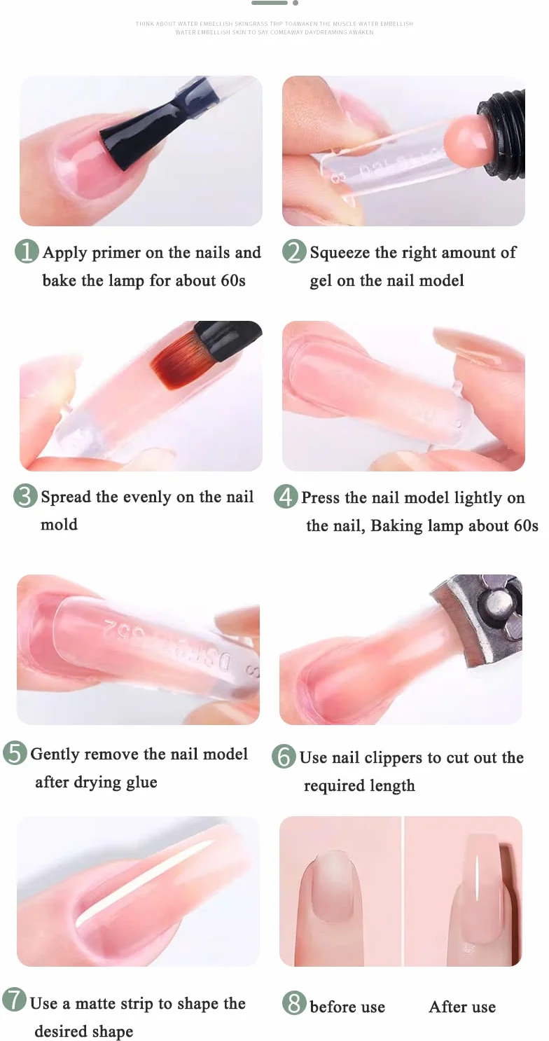 Juego de esmalte de uñas de gel para principiantes, lámpara LED UV, secador de uñas, taladro de uñas, juego de manicura para niñas y mujeres (54W-35000RMP-1)