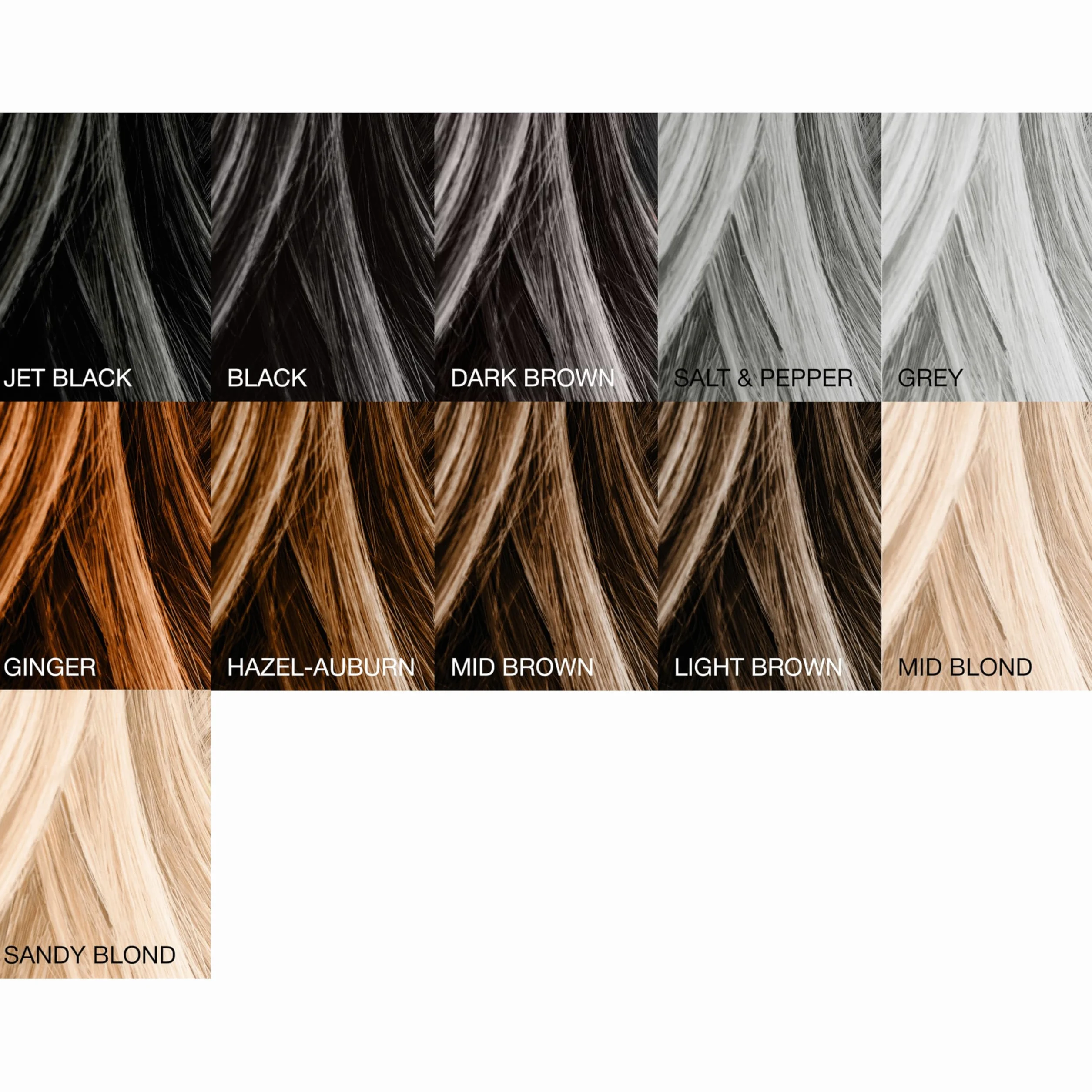 Mane Fibras de engrosamiento del cabello MULTI DEAL - COMPRAR 6 (gris)