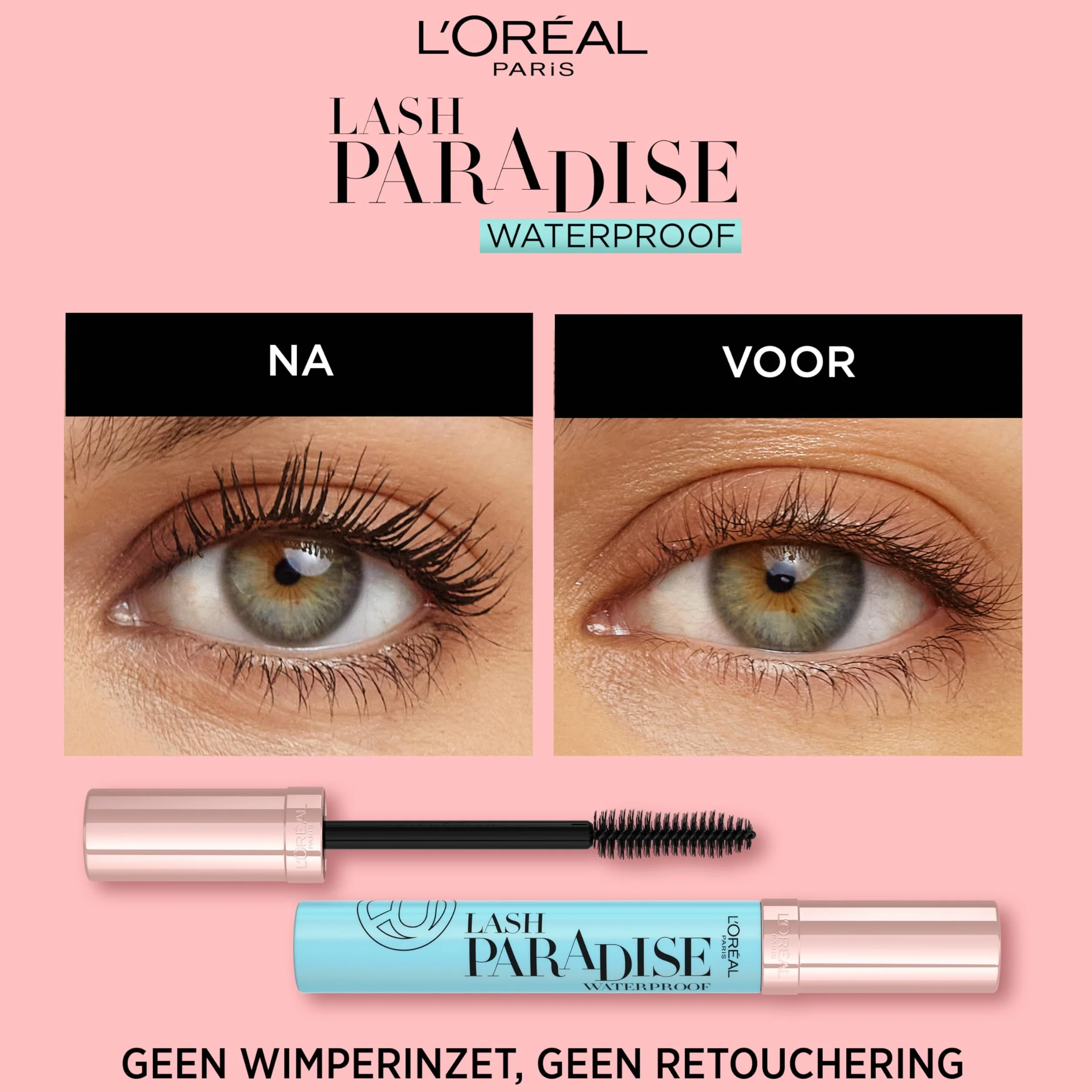 L'Oreal Paris Paradise Extatic Máscara de Pestañas Waterproof Negro 7 ml