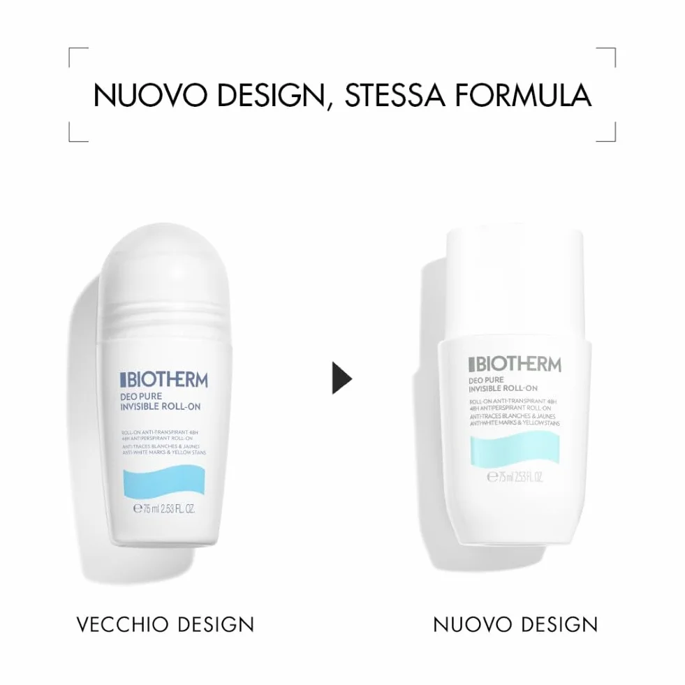 Biotherm Deo Pure Desodorante Roll-On Antitranspirante 48H Antimanchas 75 ml