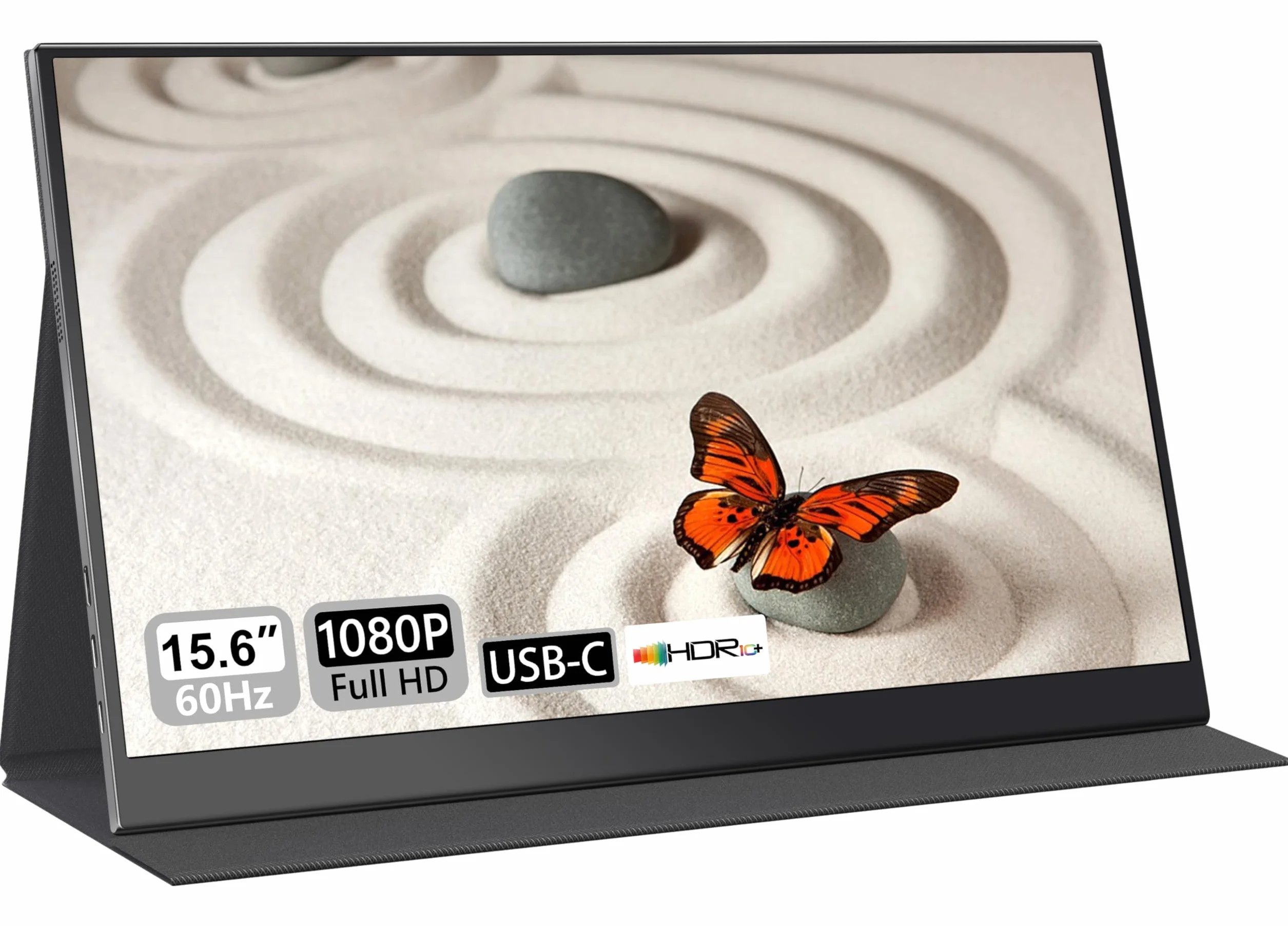 Monitor Portátil 15,6" Full HD IPS 1080P Mate, Ultra Ligero, HDMI/USB-C, VESA