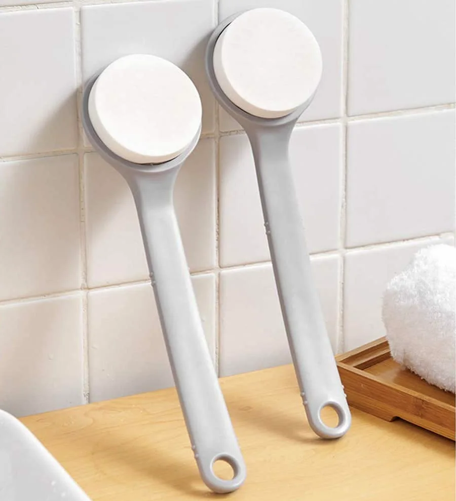 Cepillo de baño con Mango Largo, práctico Cepillo Exfoliante, depurador de Limpieza Corporal para niños y Adultos, cepillos corporales y de baño