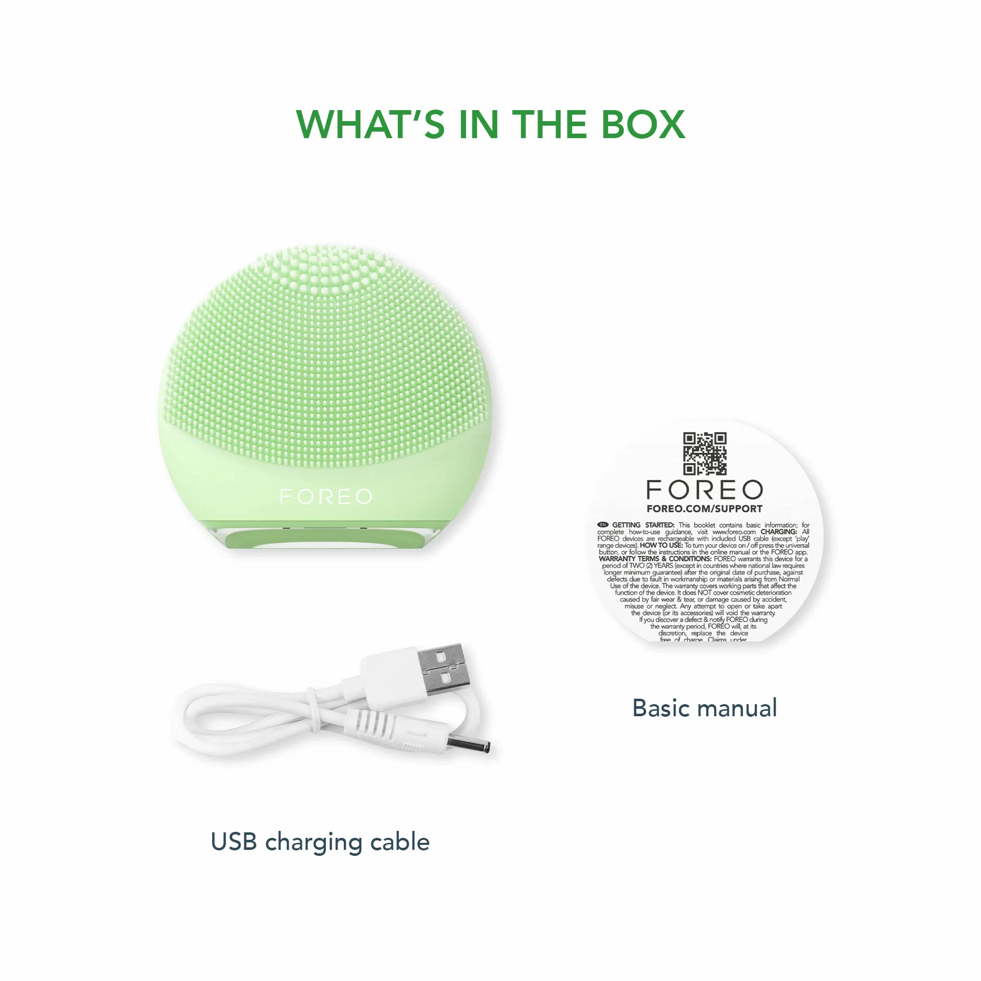 FOREO LUNA 4 go Cepillo de limpieza facial y masajeador facial reafirmante