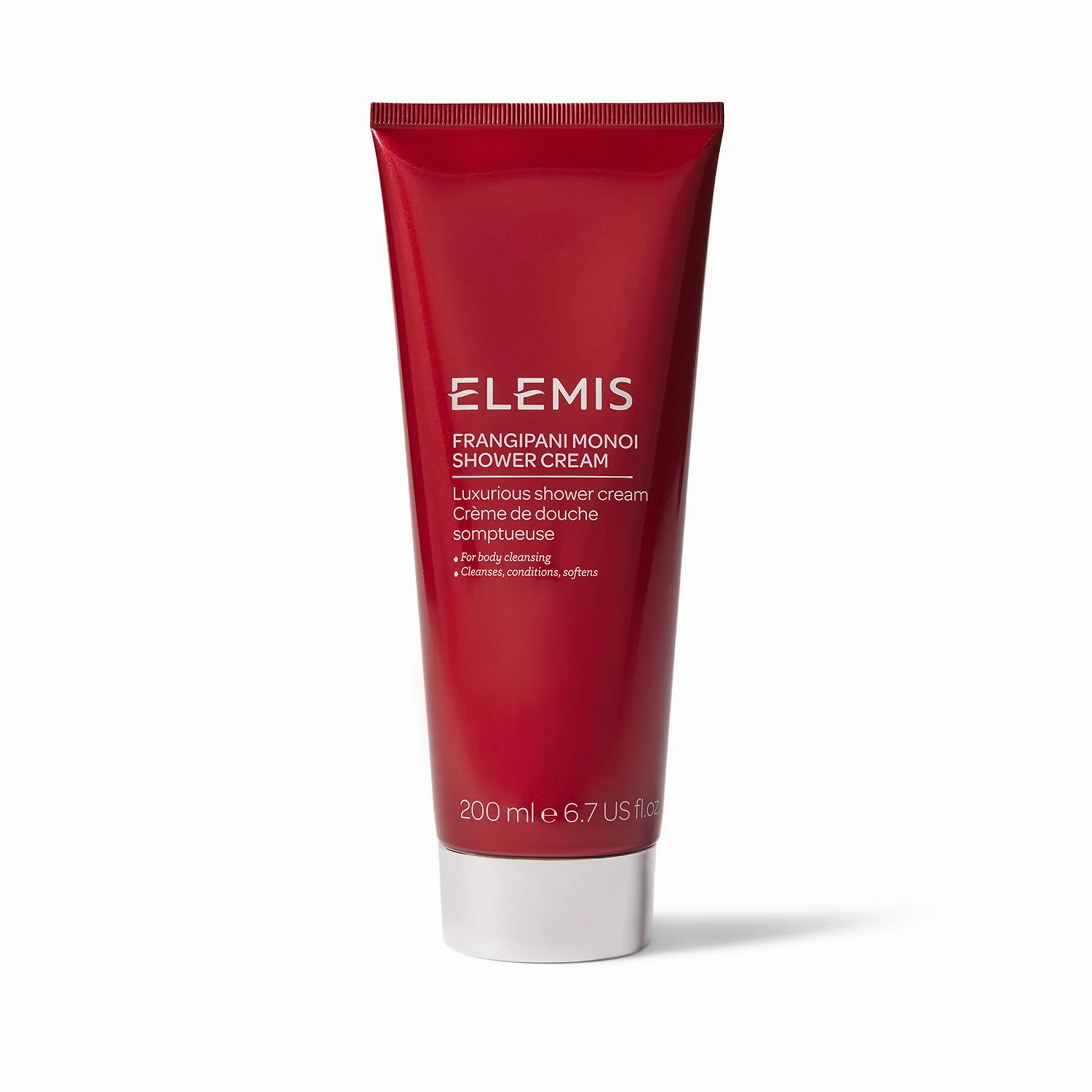 Elemis Body Care - Crema corporal Frangipani Monoi, crema de ducha y gel de baño refrescante, cuidado de la piel con aroma exótico para uso diario
