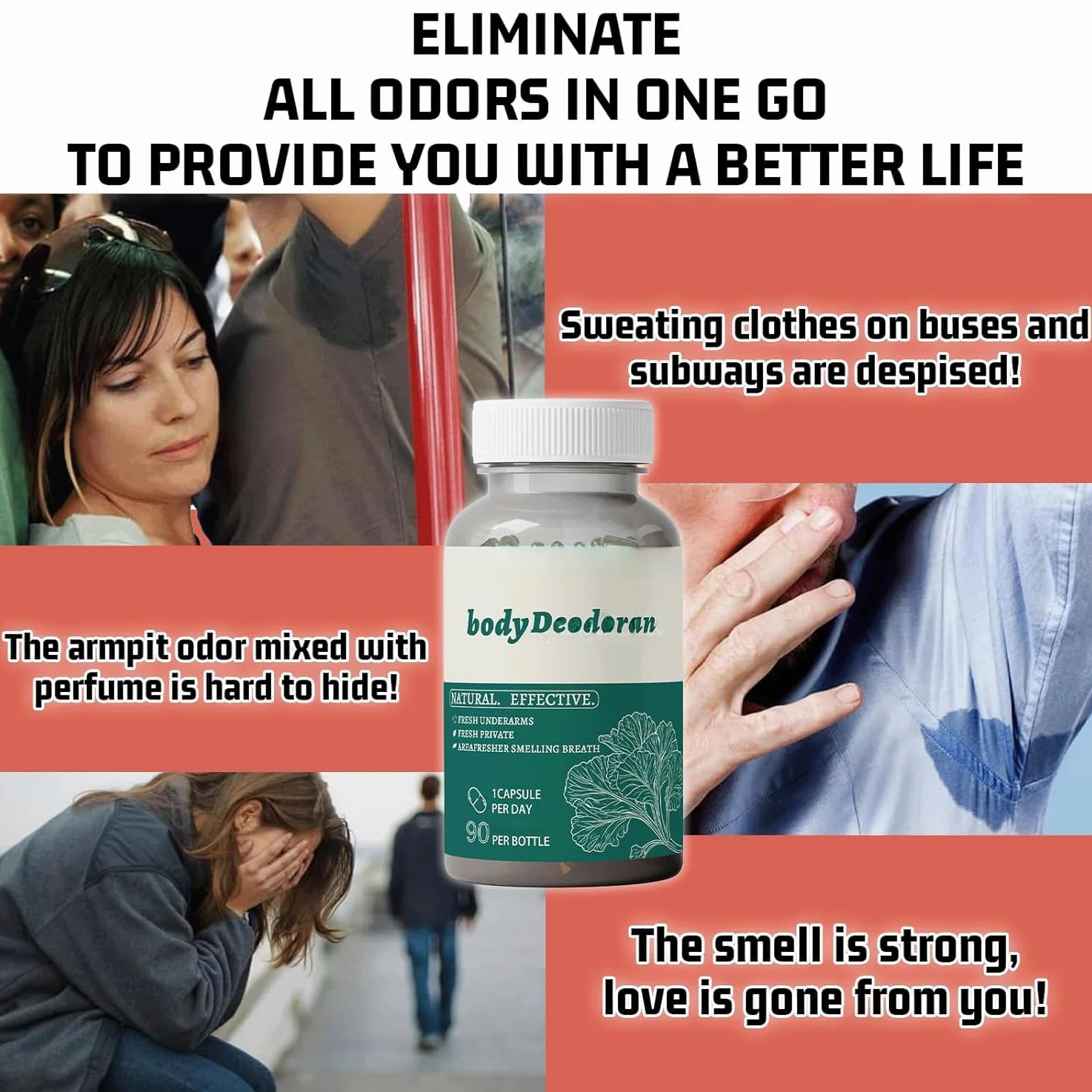 Desodorante corporal, desodorante unisex, fragancia para todo el cuerpo, que se mantiene fresco de la cabeza a los pies 2 unidad