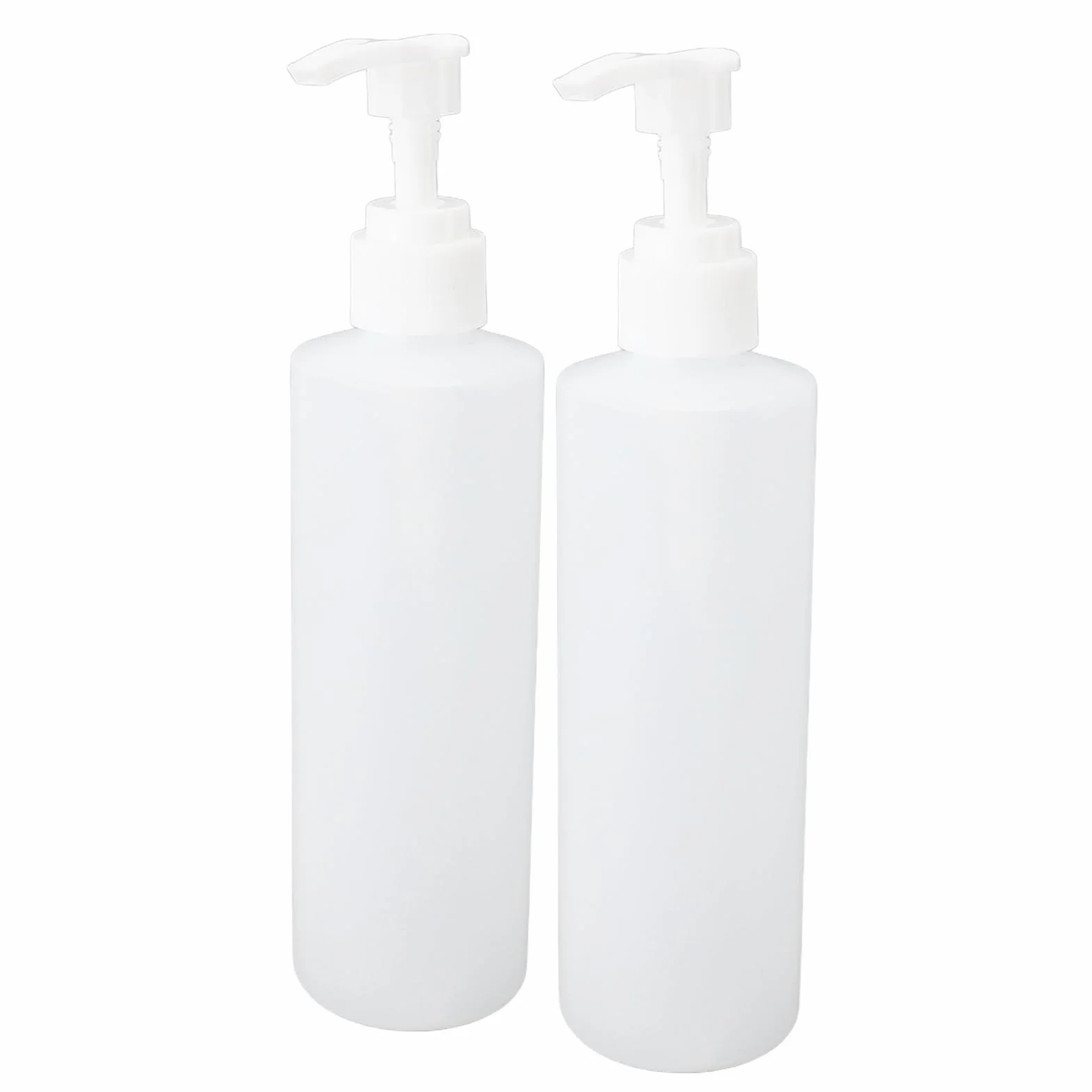 FILFEEL 2 Botellas de Repuesto para Calentador de Aceite de Masaje, Botellas de Bomba de champú Recargables para Calentador de Loción (250 Ml de Capacidad por Botella) Vacías
