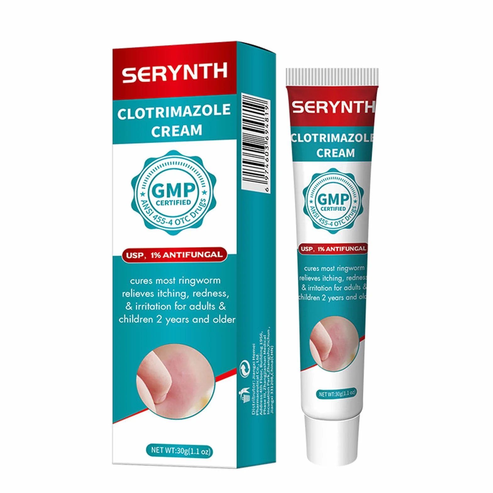 Crema Antifúngica 30g para Aliviar Picazón, Eczema, Pie de Atleta - Tratamiento Eficaz