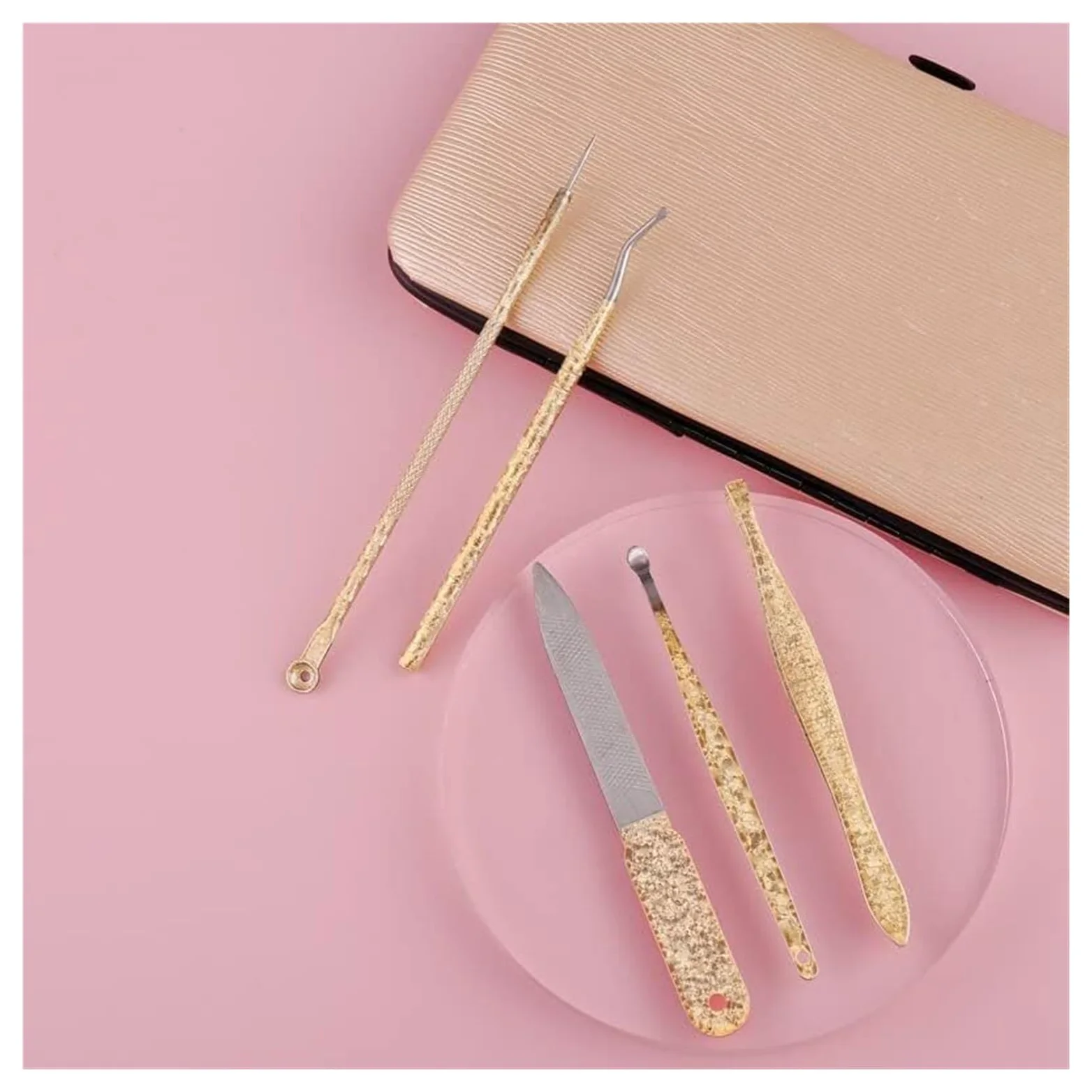 Juego de manicura, cortaúñas Profesional, cortaúñas de Acero Inoxidable, Kit de manicura y pedicura. Herramientas para Cortar uñas.
