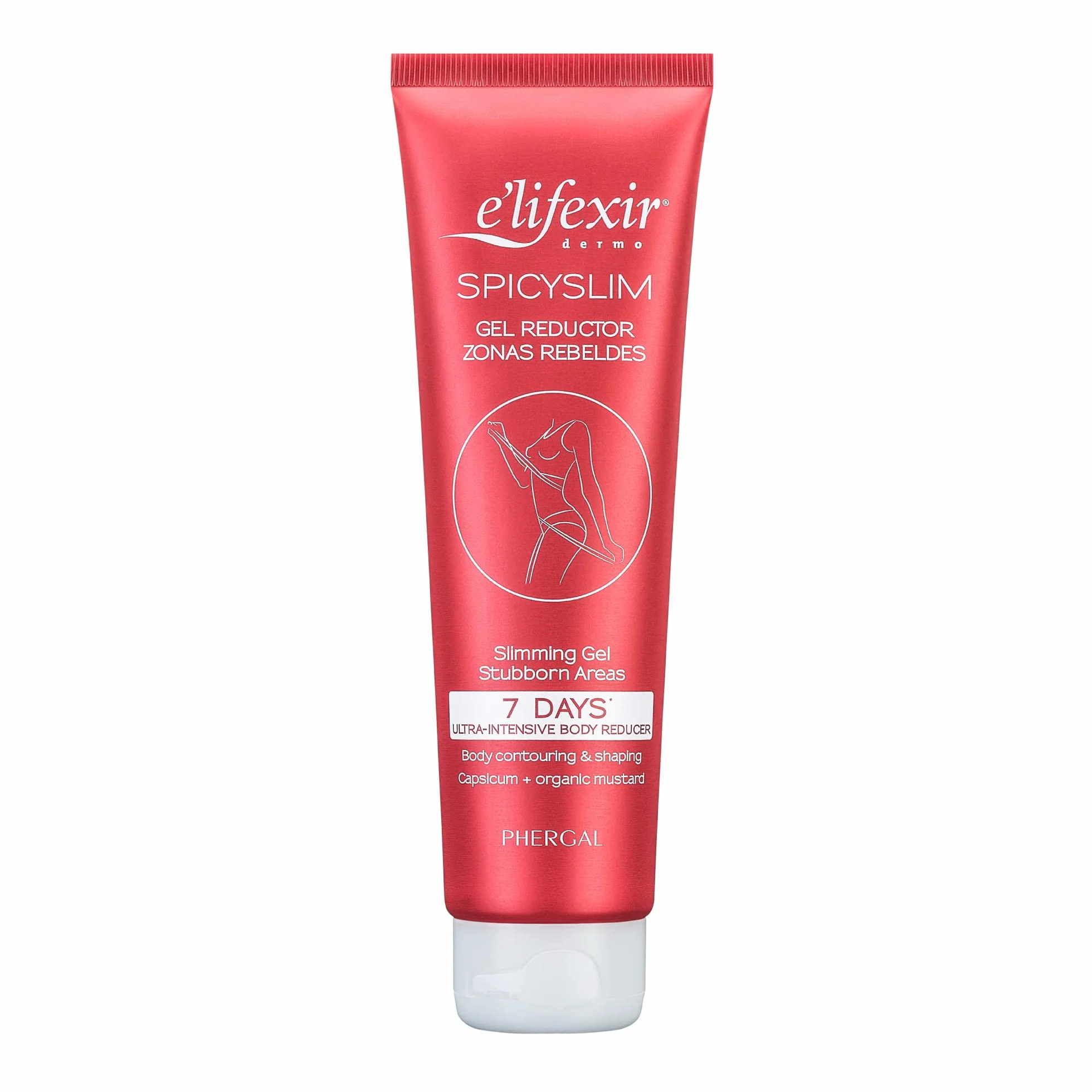 E'lifexir Spicyslim Crema Reductora Extrema para Zonas Rebeldes 150 mL
