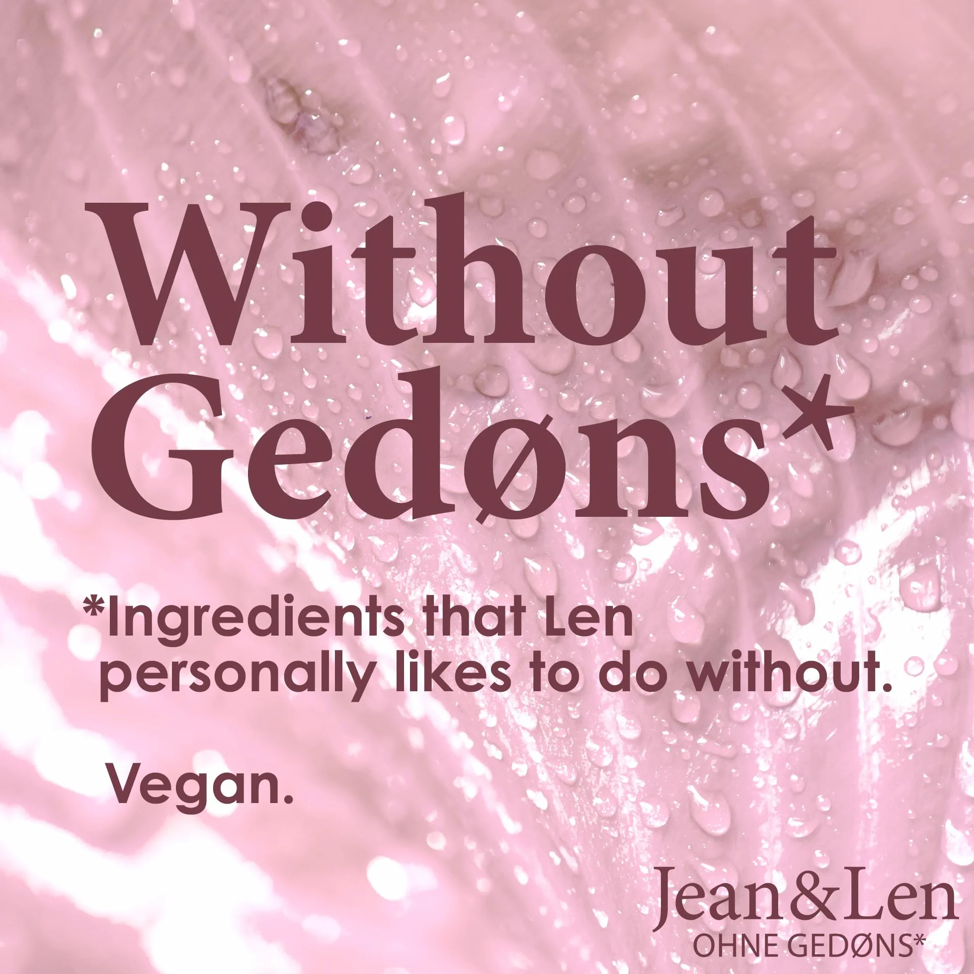 Jean & Len Jabón de manos Peony & Lychee 250 ml líquido vegano sin parabenos