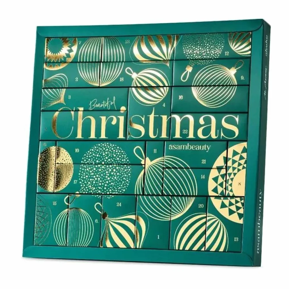 M. Asam Calendario de Adviento 2025 para mujer, calendario de Adviento de maquillaje Asambeauty, 24 sorpresas, calendario de Navidad con cuidado facial, para mujeres y niñas (valor 225 €)