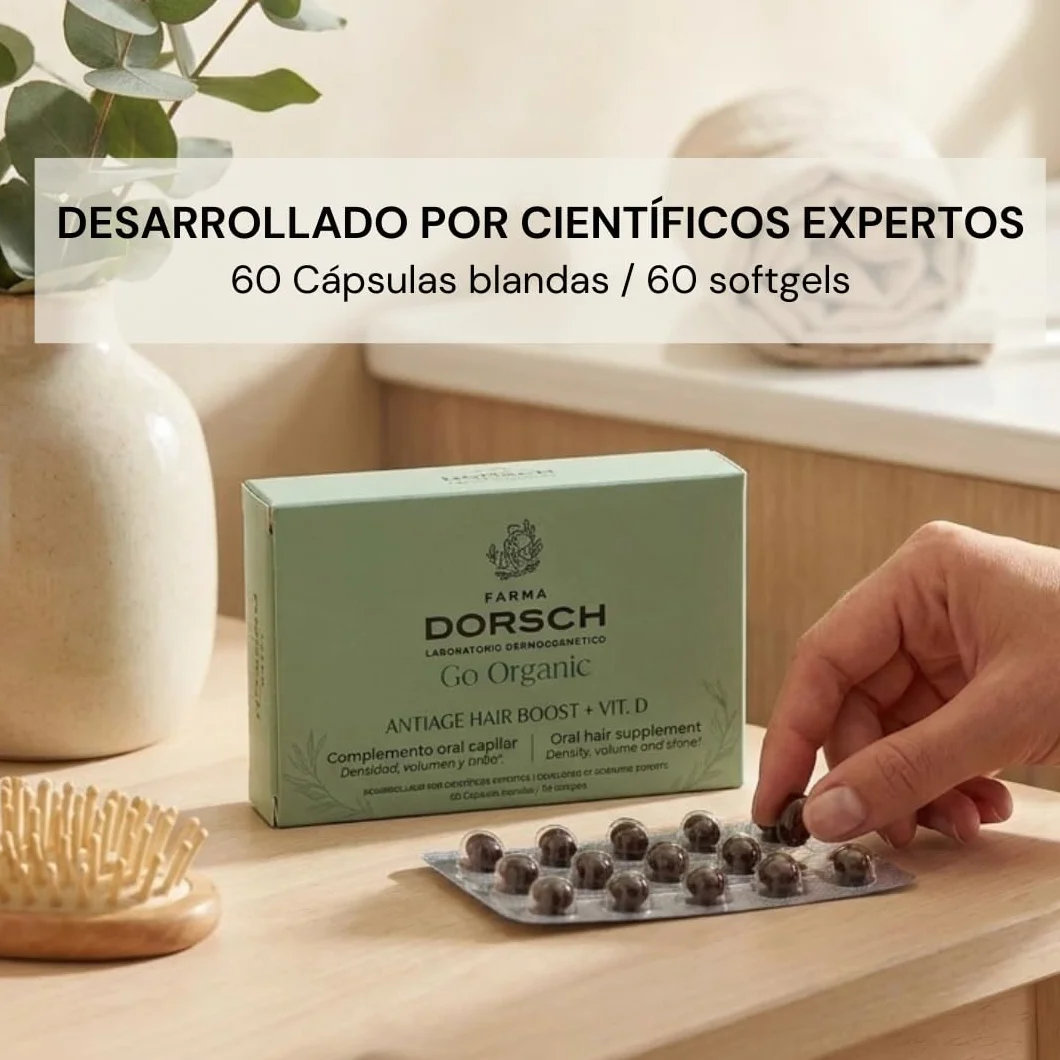 FARMA DORSCH Anti-Age Hair Boost Pastillas Pelo Anticaida 60 Cápsulas