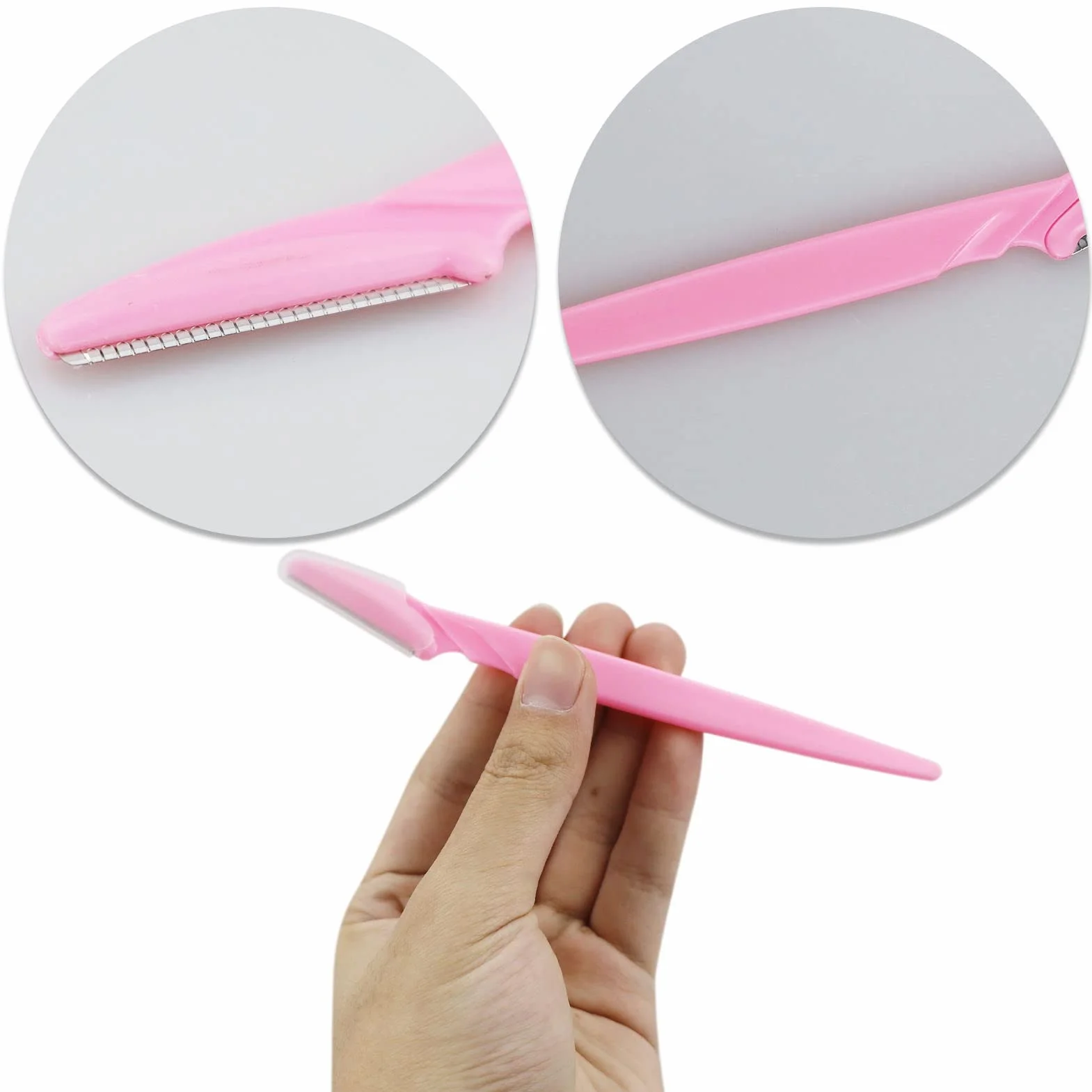 24 Piezas Afeitadoras De Cejas Afeitadoras Faciales Para Mujeres Y Hombres, Quitamanchas De Pelo (24 Unidades)