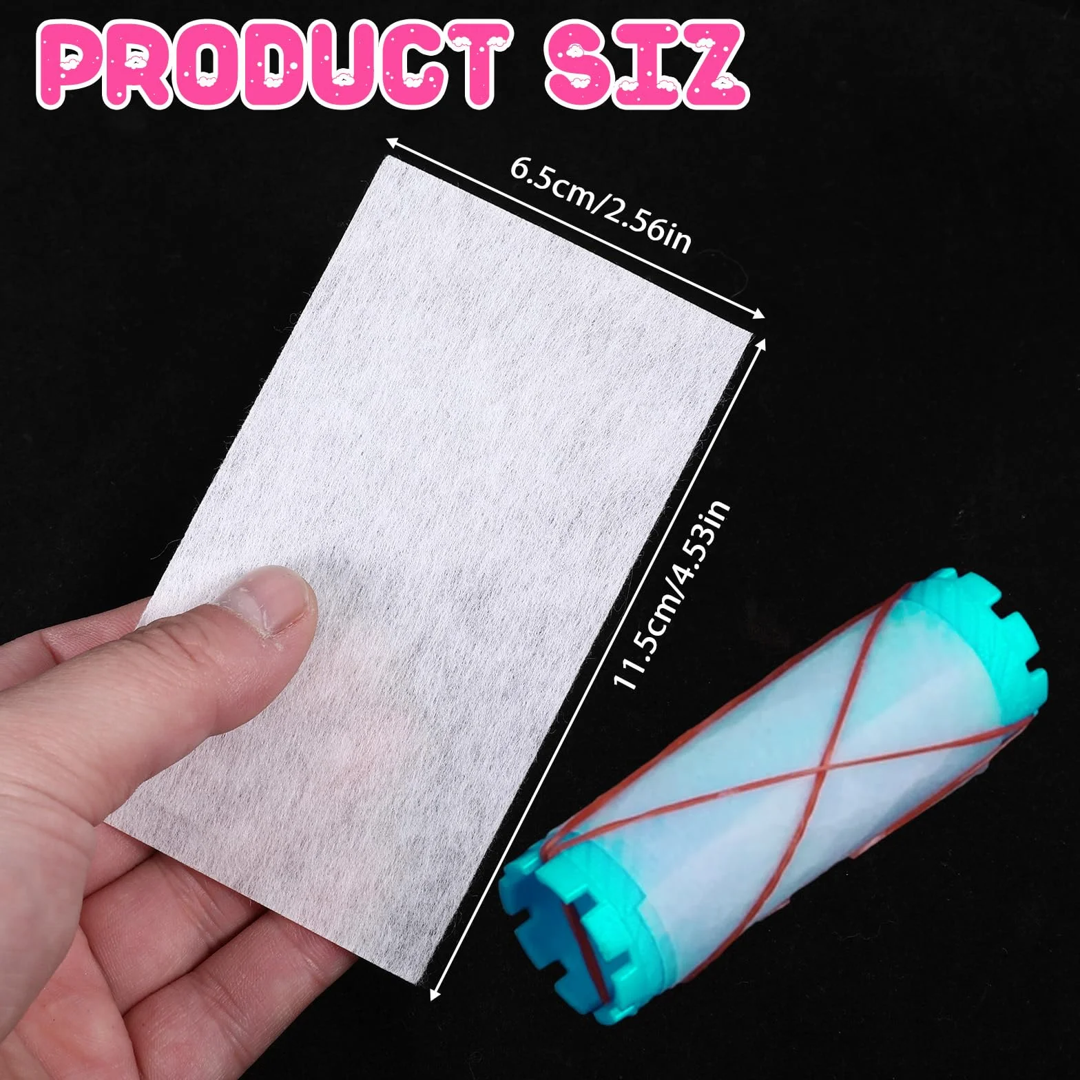 Papel Permanente para el Cabello 100 Piezas 9.4 x 6.3 Pulgadas Reutilizable Resistente al Calor