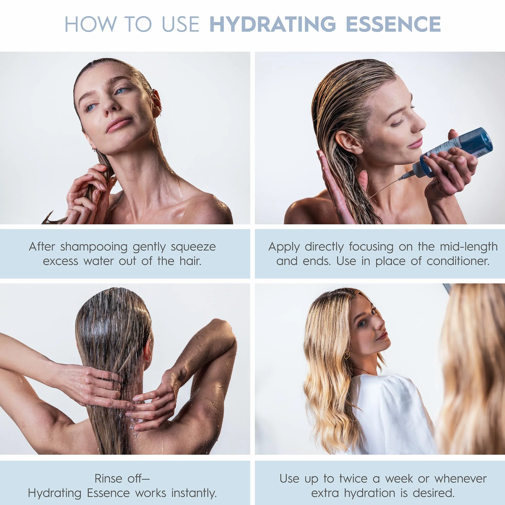 Kerasilk Esencia hidratante, para todo tipo de cabello, tratamiento ligero, proporciona hidratación profunda, impregnada con seda biomimética y betaína, 150 ml