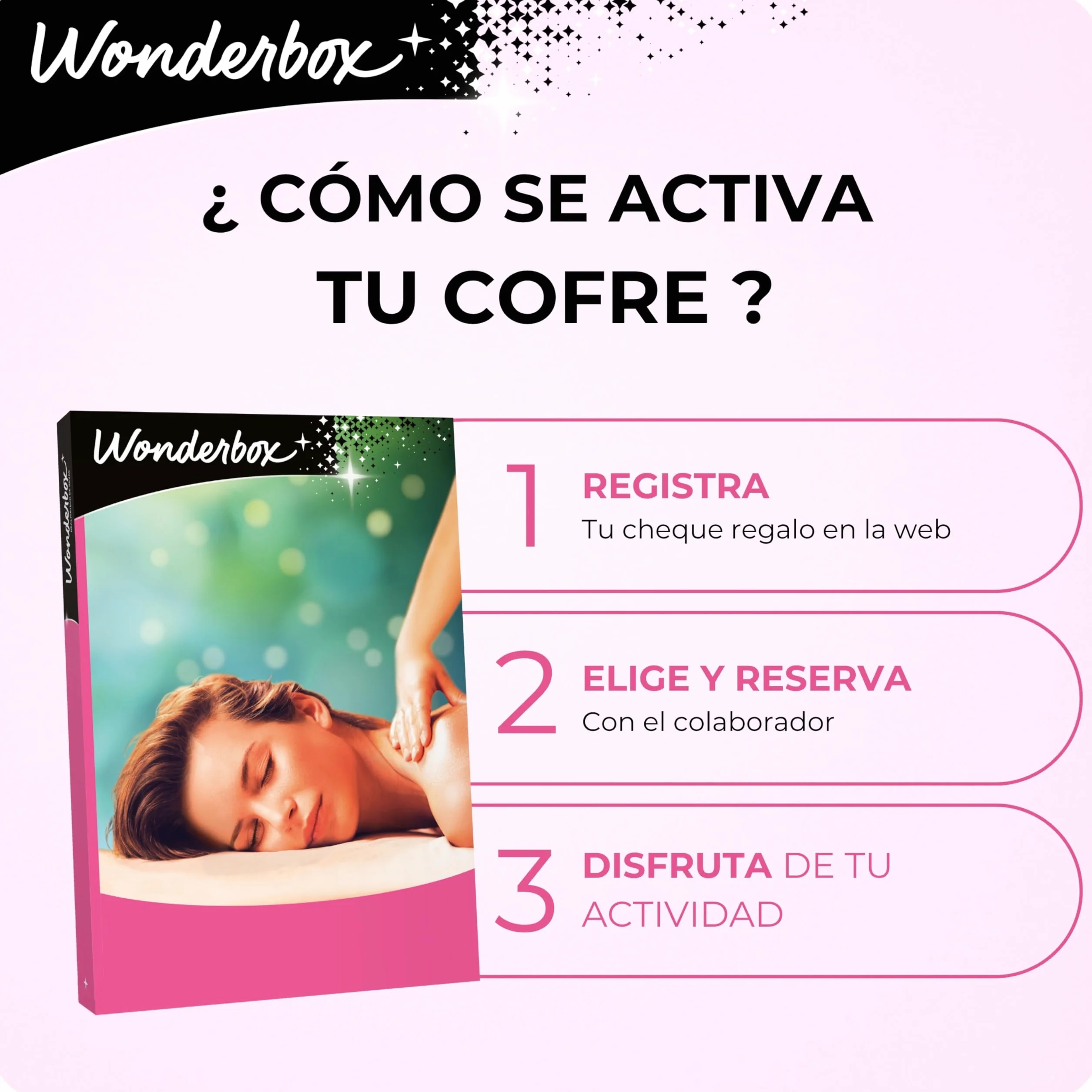 WONDERBOX - Caja Regalo - Rituales de Lujo - para 1 o 2 Personas | 1 tratamiento de excepción a elegir - Más de 1000 experiencias - Masajes en pareja, rituales con aceite de argán