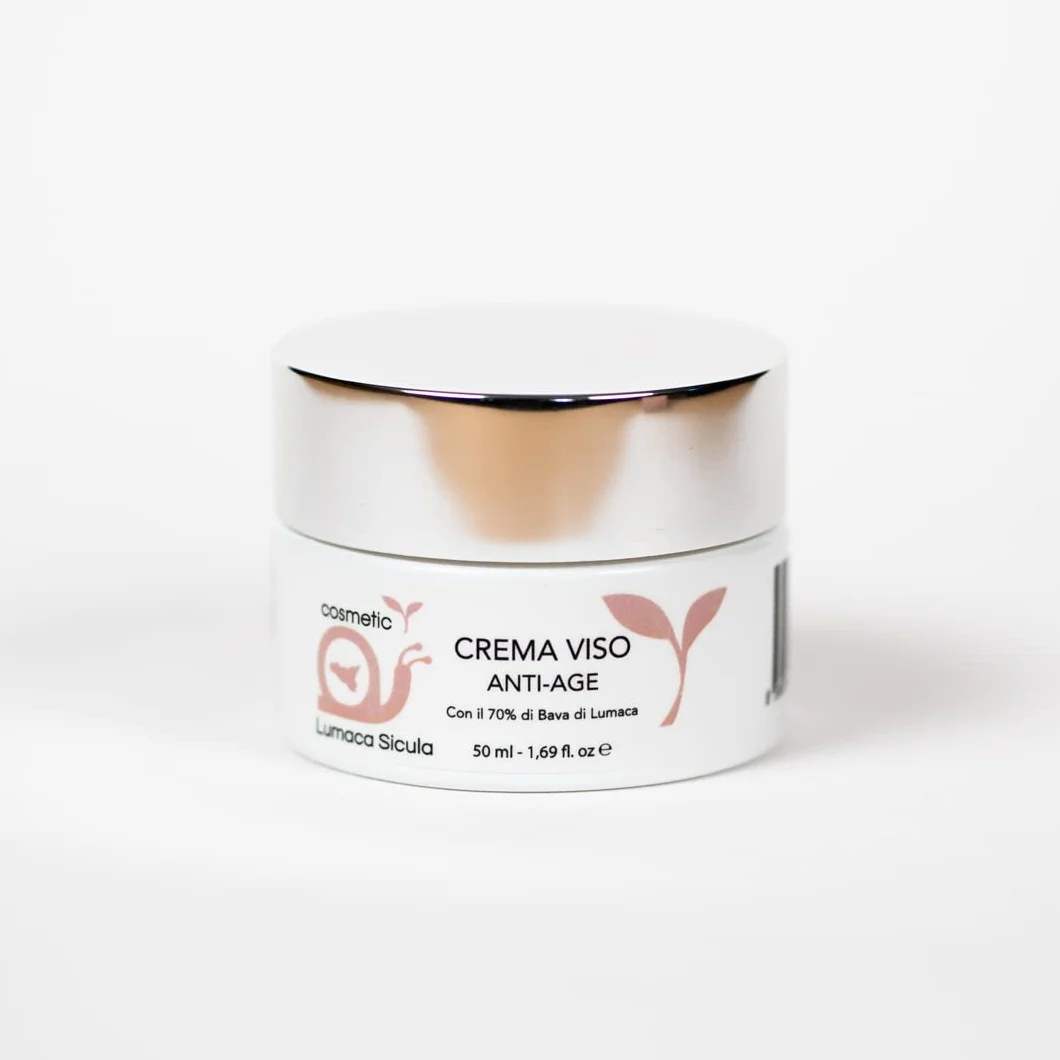 Crema facial baba de caracol 70%, ácido hialurónico, aloe vera, antiedad 50ML, hidratante, antioxidante de vitamina E, contrarresta el envejecimiento de la piel, rojeces