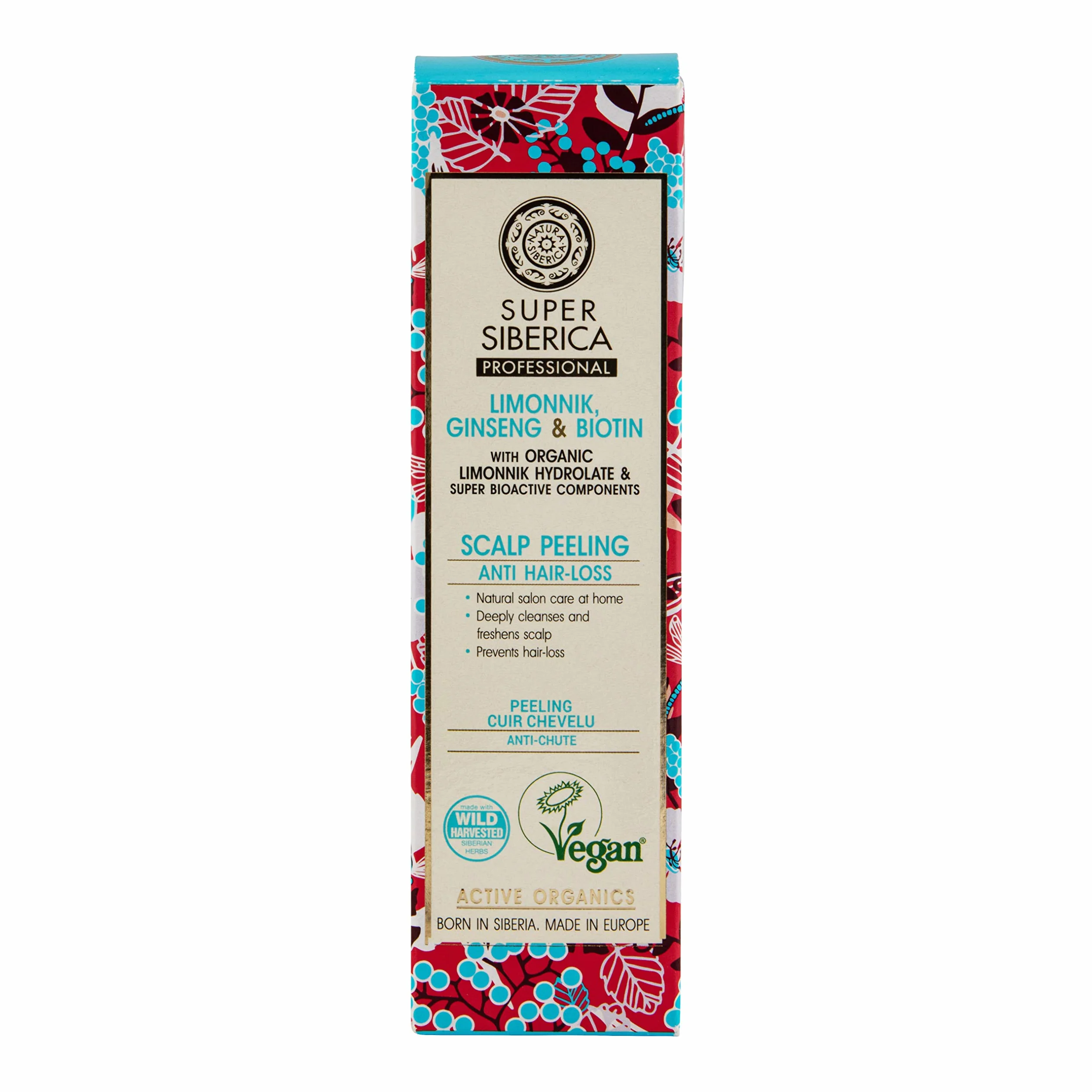 Natura Siberica Super Limonnik Peeling del Cuero Cabelludo con Ginseng y Biotina 100 ml